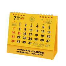 タクト・エム株式会社様　卓上カレンダー名入れ印刷