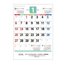 ﾌﾞﾛｰﾄﾞﾊﾞﾝﾄﾞﾃｸﾉﾛｼﾞｰ･ｺﾝｻﾙﾃｨﾝｸﾞ株式会社様　壁掛カレンダー名入れ印刷