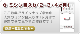 ミシン目入り（2・3・4ヶ月）